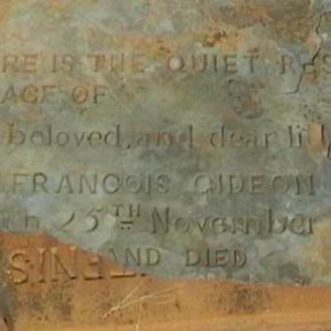 RETIEF Francois Gideon 1879-1883