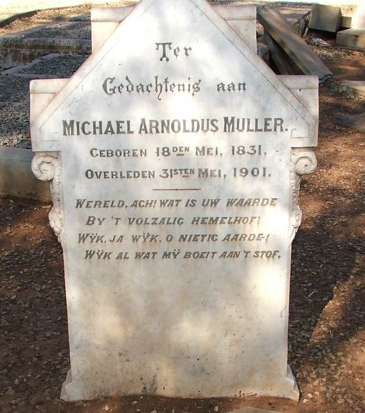 MULLER Michael Arnoldus 1831-1901
