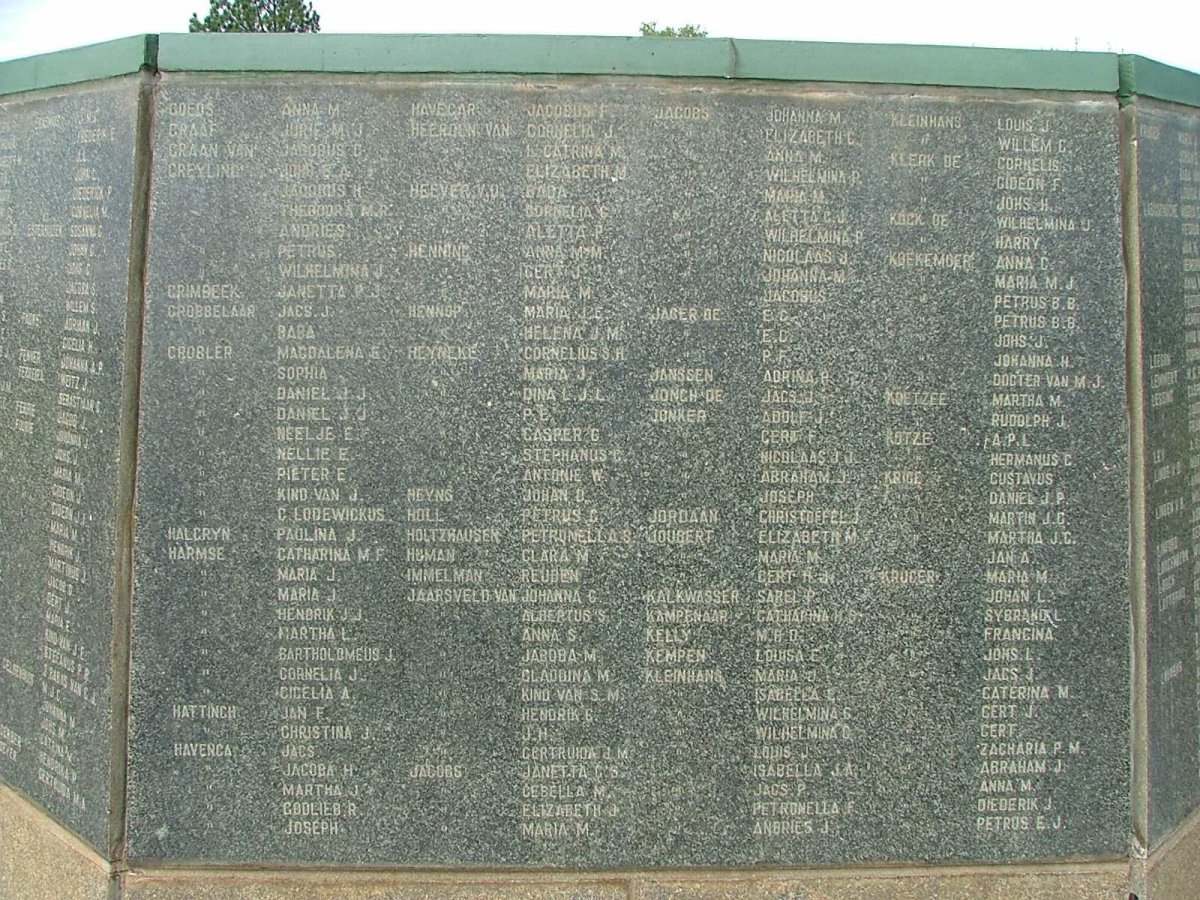 Potchefstroom Concentration camp deaths 3