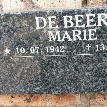 BEER Marie, de 1942-2016