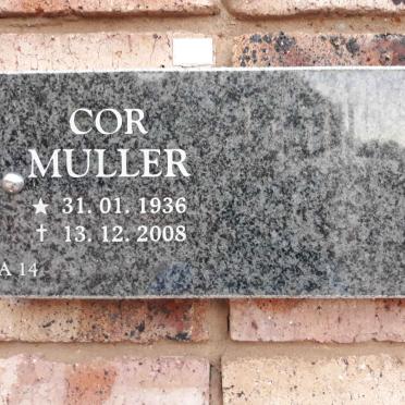 MULLER Cor 1936-2008