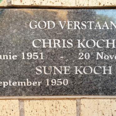 KOCH Chris 1951-2014 &amp; Sune 1950-