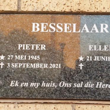 BESSELAAR Pieter 1945-2021 &amp; Ellen 1948-