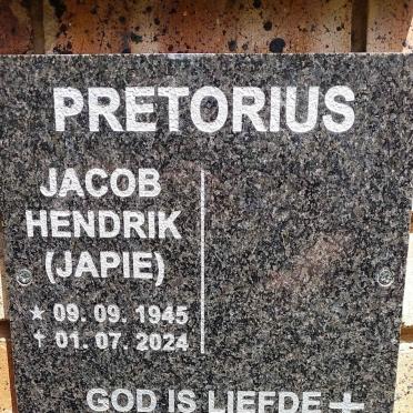 PRETORIUS Jacob Hendrik 1945-2024