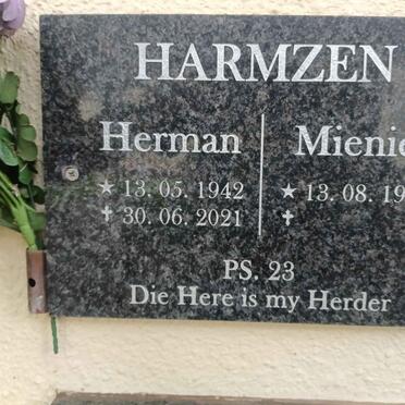 HARMZEN Herman 1942-2021 & Mienie 1947- 