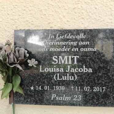 SMIT Louisa Jacoba 1930-2017