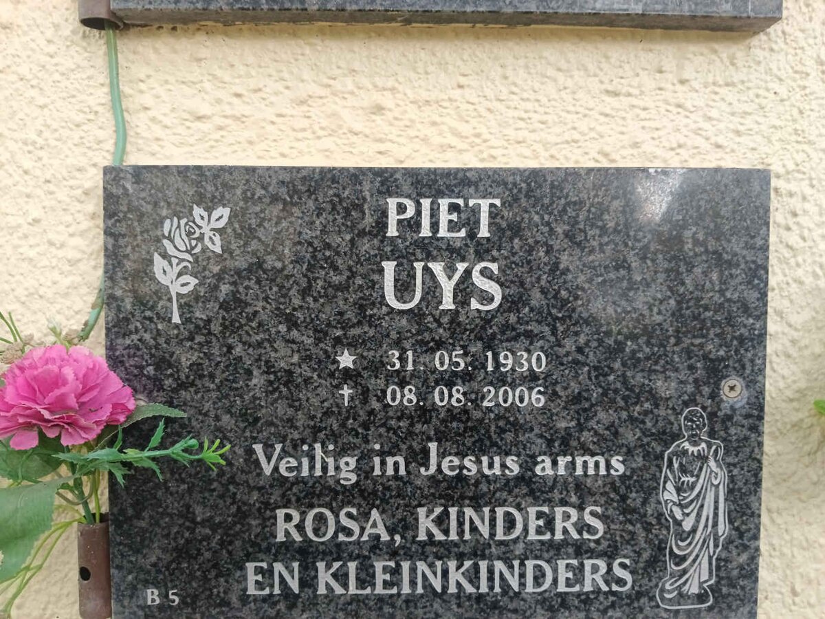 UYS Piet 1930-2006