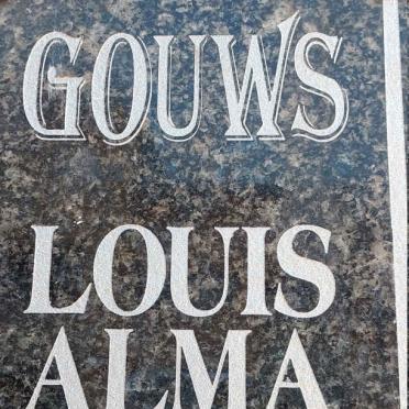 GOUWS Louis Alma 1934-2020