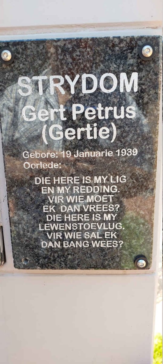 STRYDOM Gert Petrus 1939-