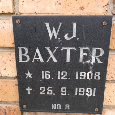 BAXTER W.J. 1908-1991