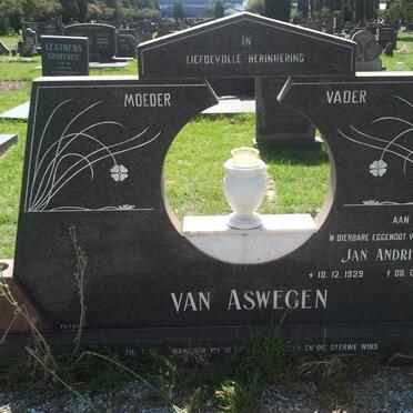 ASWEGEN Jan Andries, van 1929-1990