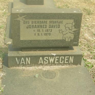 ASWEGEN Johannes David, van 1973-1975