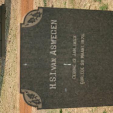 ASWEGEN H.S.I., van 1953-1975