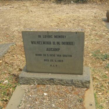 AUCAMP Wilhelmina H.M. nee VAN DRUTEN 1896-1969