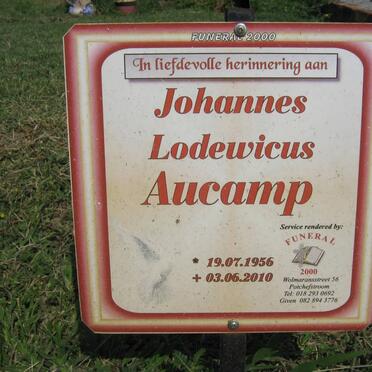 AUCAMP Johannes Lodewicus 1956-2010