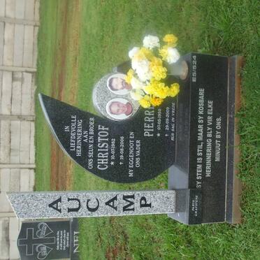 AUCAMP Pierre 1950-2009 :: AUCAMP Christof 1982-2006