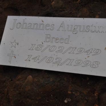 BREED Johannes Augustinus 1949-1998