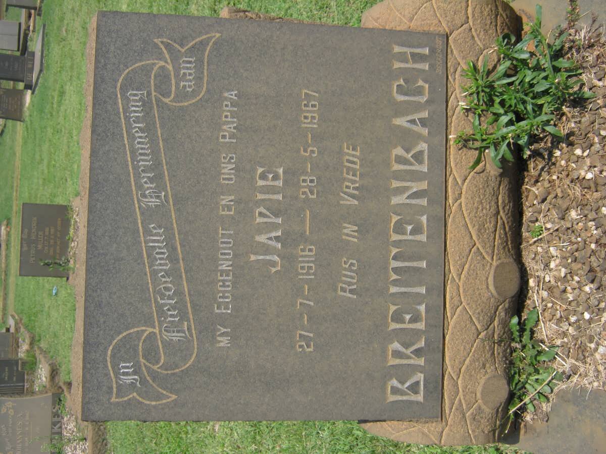 BREITENBACH Japie 1916-1967