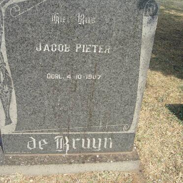 BRUYN Jacob Pieter, de -1907