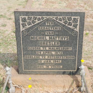 BRESLER Michiel Matthys 1872-1941