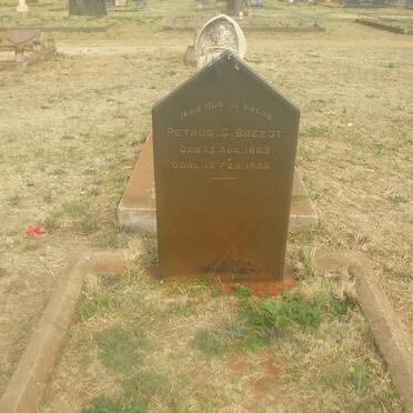BREEDT Petrus C. 1863-1926