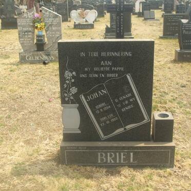 BRIEL Johan Marthinus 1954-1993