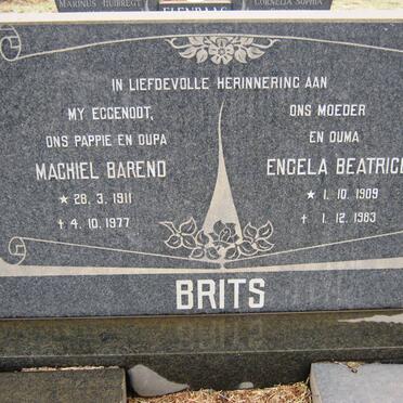 BRITS Machiel Barend 1911-1977 &amp; Engela Beatrice 1909-1983