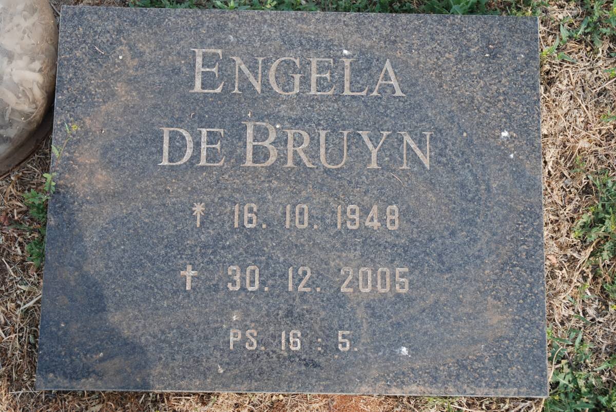 BRUYN Engela, de 1948-2005