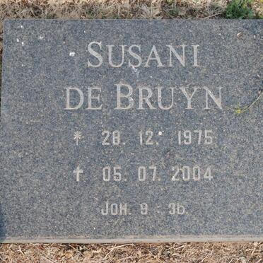 BRUYN Susani, de 1975-2004