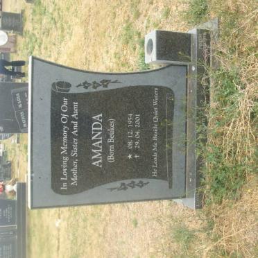 BRUMMER Amanda nee BEUKES 1954-2001