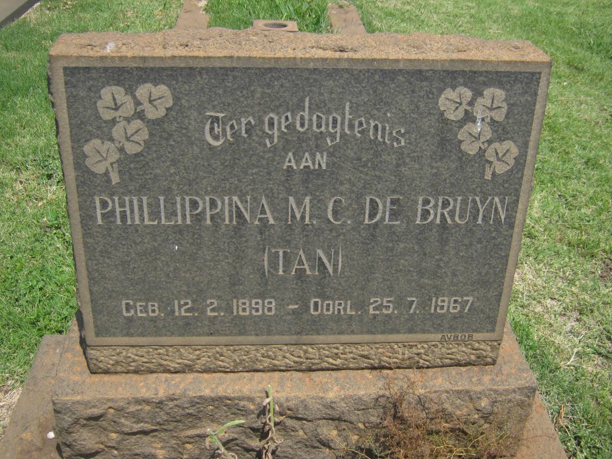 BRUYN Phillippina M.C., de 1898-1967