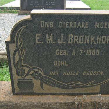 BRONKHORST E.M.J. 1888-