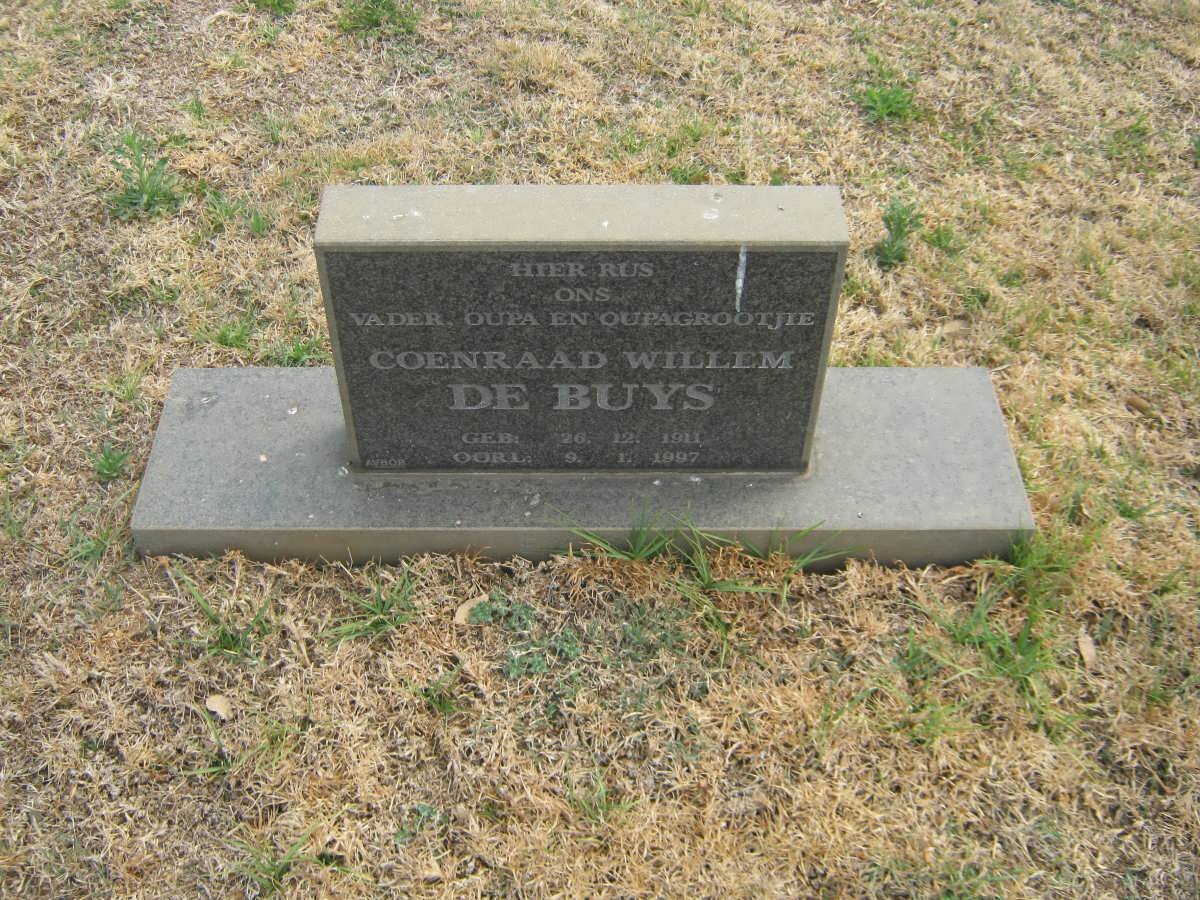 BUYS Coenraad Willem, de 1911-1997