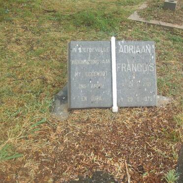 BURGER Adriaan Francois 1921-1978