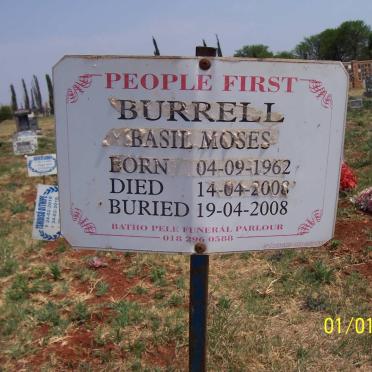 BURRELL Basil Moses 1962-2008