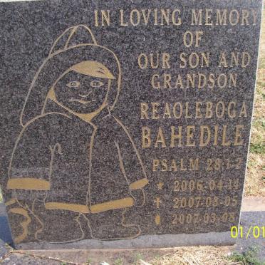 BAHEDILE Reaoleboga 2006-2007