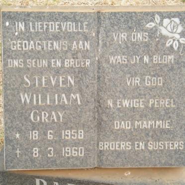 BARTLETT Steven William Gray 1958-1960