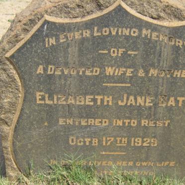BATE Elizabeth Jane -1929