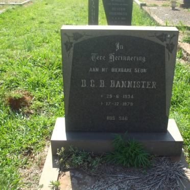 BANNISTER D.C.B. 1934-1979
