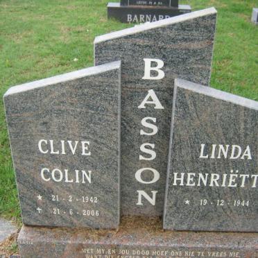 BASSON Clive Colin 1942-2006 &amp; Linda Henriëtta 1944-