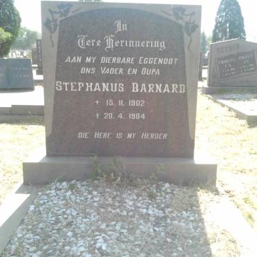 BARNARD Stephanus 1902-1984