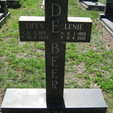 BEER Thys, de 1915-1994 &amp; Lenie 1926-2010
