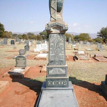 BEER Dewald Lambertus, de 1906-1937