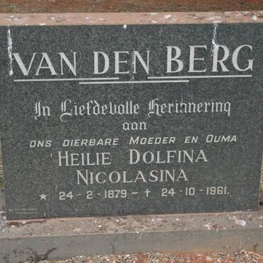 BERG Heilie Dolfina Nicolasina, van den 1879-1961