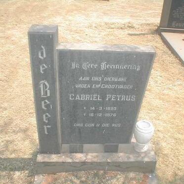 BEER Gabriel Petrus, de 1893-1976