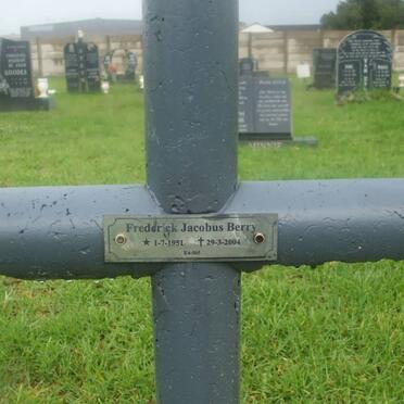 BERRY Frederick Jacobus 1951-2004