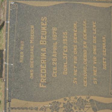 BEUKES Frederika 1878-1955