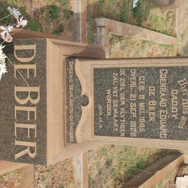 BEER Coenraad Eduard, de 1885-1928