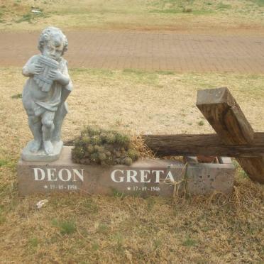 BILJON Deon, van 1958-1999 &amp; Greta 1946-2007