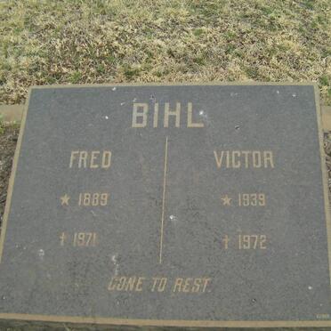 BIHL Fred 1889-1971 :: BIHL Victor 1939-1972